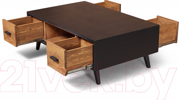 Изображение товара Журнальный столик Kommodum 400x1100x700 ERICK-TBR4T+1N