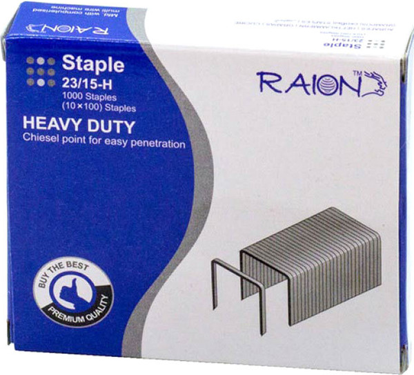 Изображение товара Скобы канцелярские Raion NO.23/15 (1000шт)