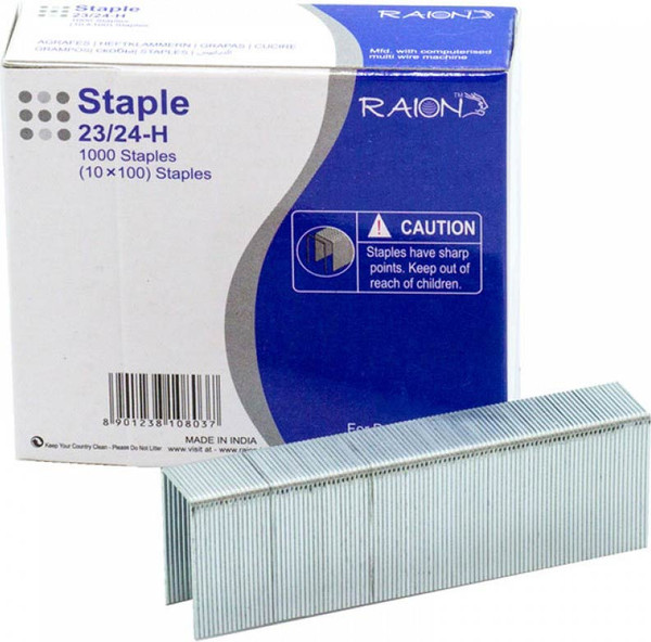 Изображение товара Скобы канцелярские Raion NO.23/24 (1000шт)