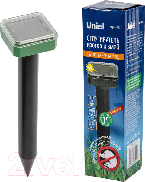 Изображение товара Ультразвуковой отпугиватель Uniel UDR-S21 Sol Green / UL-00010413