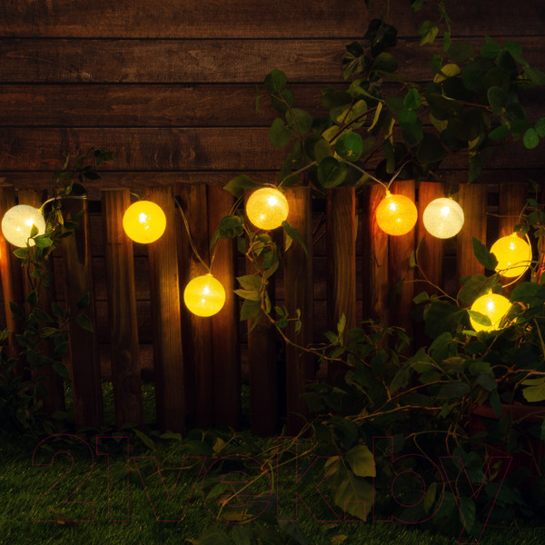 Изображение товара Тайские фонарики Uniel USL-S-139/PM2000 Cotton Balls / UL-00010436