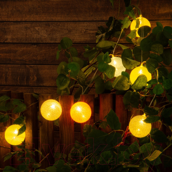 Изображение товара Тайские фонарики Uniel USL-S-139/PM2000 Cotton Balls / UL-00010436