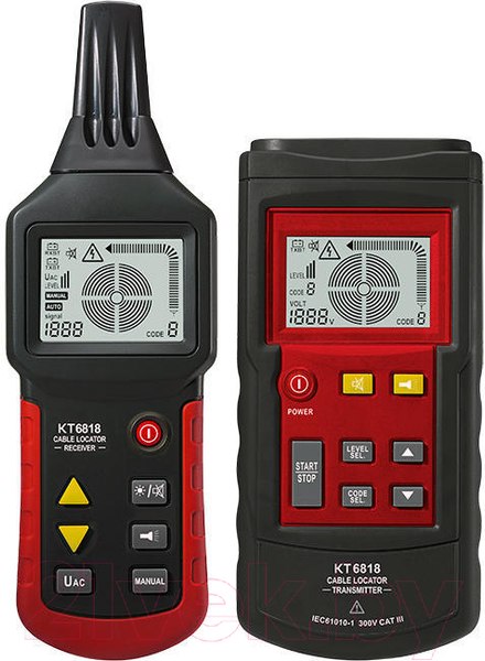 Изображение товара Детектор скрытой проводки КВТ KT 6818 (86214)