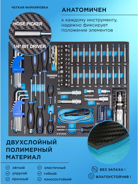 Изображение товара Универсальный набор инструментов Forsage F-K21192 (51385)