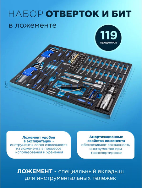 Изображение товара Универсальный набор инструментов Forsage F-K21192 (51385)