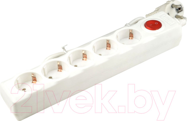 Изображение товара Сетевой фильтр Uniel Universal S-GSU5-3 / UL-00001744 (3м, белый)