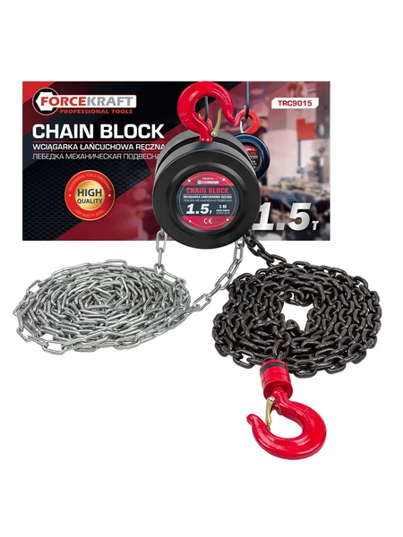 Изображение товара Таль ручная ForceKraft FK-TRC9015(52963)