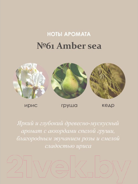 Изображение товара Аромадиффузор Aroma Republic №61 Amber Sea (90мл)