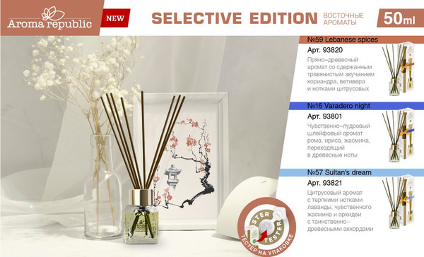 Изображение товара Аромадиффузор Aroma Republic №61 Amber Sea (90мл)