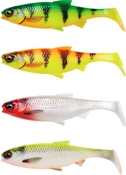 Мягкая приманка Savage Gear 3D River Roach 12cm 17г Dark Water Mix / 74310 (4шт) — фото 3