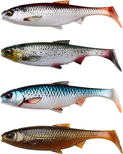 Мягкая приманка Savage Gear 3D River Roach 14cm 28г Clear Water Mix / 74307 (4шт) — фото 3