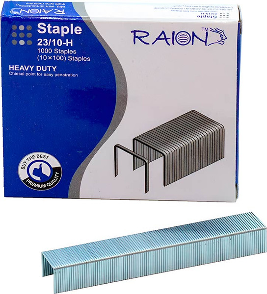 Изображение товара Скобы канцелярские Raion NO.23/10 (1000шт)