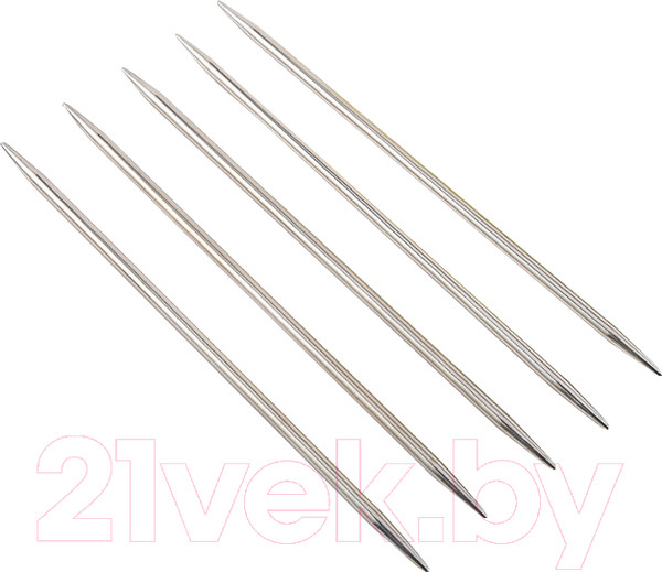 Изображение товара Спицы для вязания ХоббиБум d 3.0мм (носочные, 5шт)