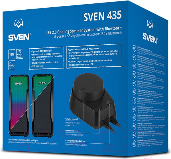 Изображение товара Мультимедиа акустика Sven 435 (черный)