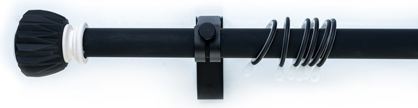 Изображение товара Наконечник для карниза Merry Bear Home Decor Мумбаи / LG21233 MB/MW (матовый черный/белый)