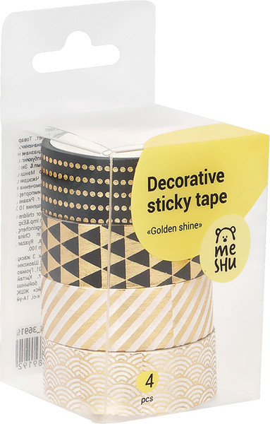 Изображение товара Набор лент декоративных Meshu Golden Shine / MS_36919 (4шт)