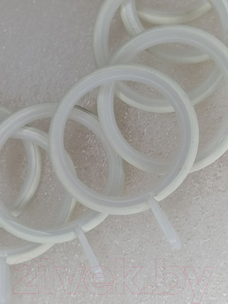 Изображение товара Набор колец для штор Merry Bear Home Decor RLG212 MW (матовый белый)