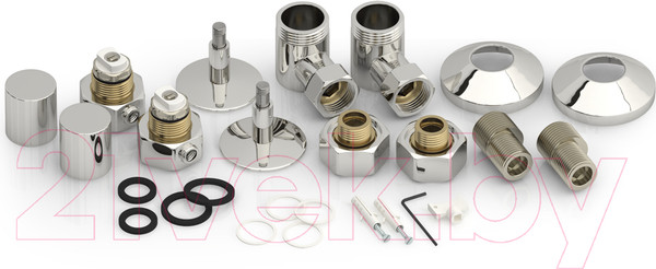 Изображение товара Полотенцесушитель водяной Сунержа Стилье Аксиома-20 100x50 / 00662-1050