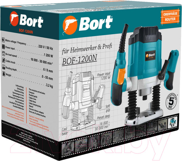 Изображение товара Фрезер Bort BOF-1200N (93414721)