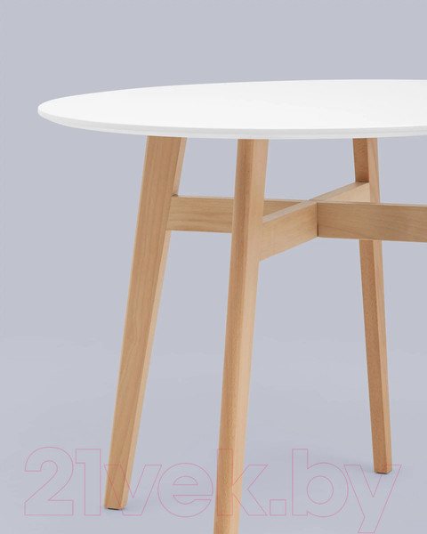 Изображение товара Обеденный стол Stool Group Target Circle 90x90 / Z-220 (белый)