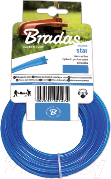 Изображение товара Леска для триммера Bradas Trimmer / ZTG24100K (звезда)