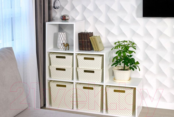 Изображение товара Органайзер для хранения Violet Береста / 6823126 (23л, слоновая кость)