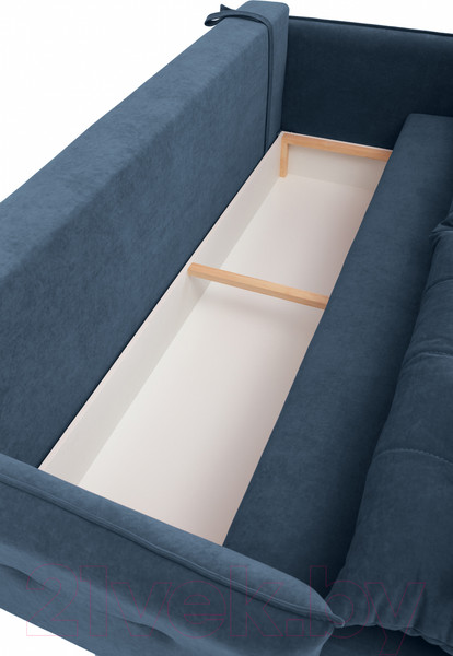 Изображение товара Диван KRONES Цезарь 3 (велюр серо-синий)