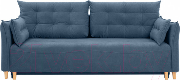 Изображение товара Диван KRONES Цезарь 3 (велюр серо-синий)