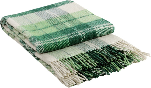 Изображение товара Плед Vladi Эльф Noah 170x210 рап.2 / 10294 02 (белый/салатовый/темно-зеленый)