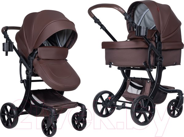 Изображение товара Детская универсальная коляска Aimile Original Autumn 2 в 1 / АА-7 (шоколадный)