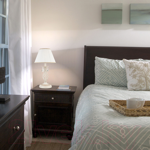 Изображение товара Прикроватная лампа Евросвет Selesta 01002/1 (белый/золото)