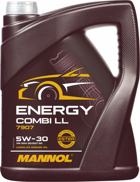 Изображение товара Моторное масло Mannol Energy Combi LL 5W30 SN/CF / MN7907-5 (5л)