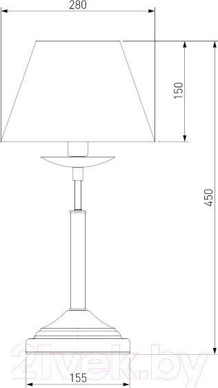 Изображение товара Прикроватная лампа Евросвет Hotel 01010/1 (античная бронза)