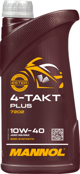 Изображение товара Моторное масло Mannol 4-Takt Plus 10W40 / MN7202-1 (1л)