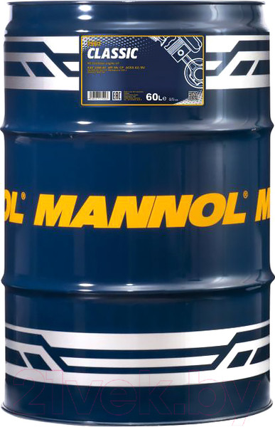 Изображение товара Моторное масло Mannol Classic 10W40 SN/CF / MN7501-60 (60л)
