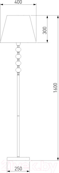 Изображение товара Торшер Евросвет Rigel 01057/1 (черный)
