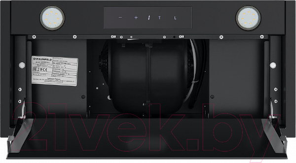 Изображение товара Вытяжка скрытая Maunfeld Fantasy Light 60 (черный)