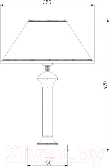 Изображение товара Прикроватная лампа Евросвет Lorenzo 60019/1 (венге)