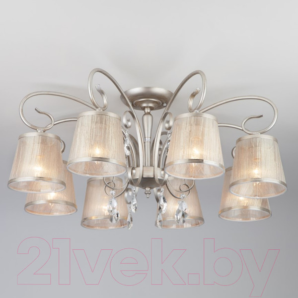 Изображение товара Люстра Евросвет Liona 60065/8 (серебристый)