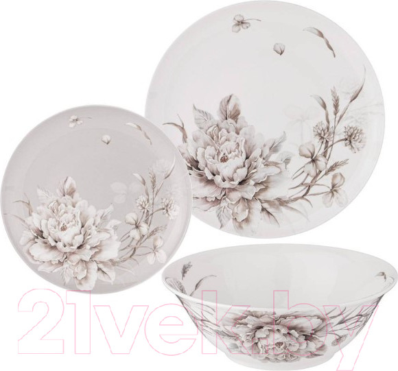 Изображение товара Набор тарелок Lefard White Flower 415-2135 (12шт)