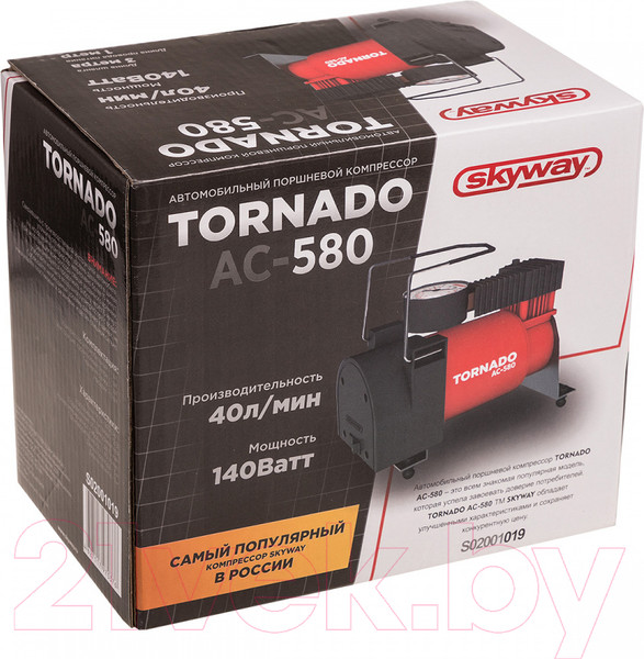 Изображение товара Автомобильный компрессор Skyway Торнадо АС-580 (40л)