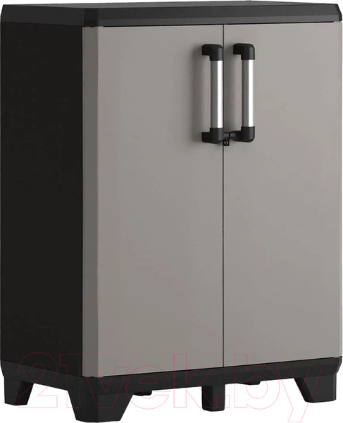 Изображение товара Шкаф уличный Keter Armadio Pro Basso / 249837 (серый/черный)