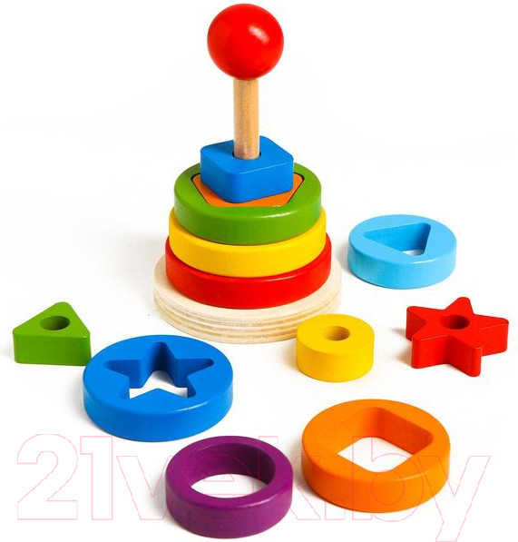 Изображение товара Развивающий игровой набор Sima-Land Разные фигуры / 6254573