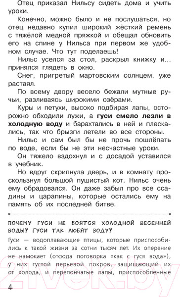Изображение товара Книга АСТ Чудесное путешествие Нильса с дикими гусями / 9785171497750 (Лагерлеф С.)