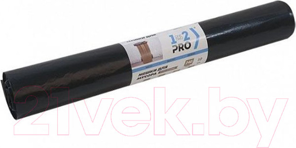 Изображение товара Пакеты для мусора 1-2-Pro 240л / ММВ24065-10 (10шт, черный)