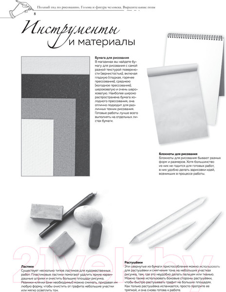 Изображение товара Книга АСТ Голова и фигура человека. Выразит. позы. Полный гид по рисованию