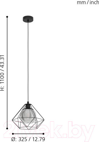 Изображение товара Потолочный светильник Eglo Vernham 43482