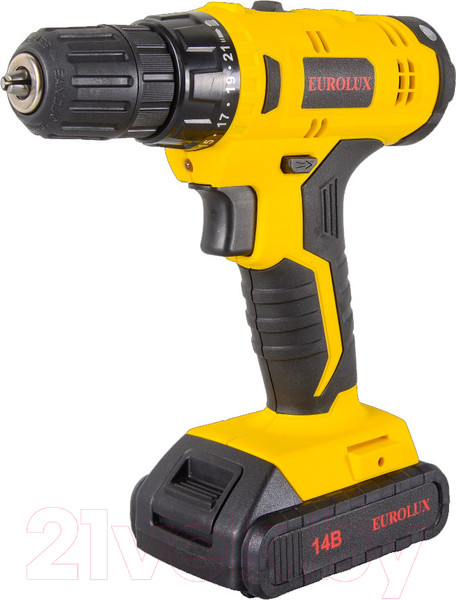 Изображение товара Аккумуляторная дрель-шуруповерт EUROLUX ДА-14/2Li (72/14/39)