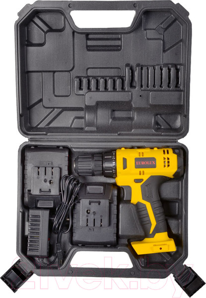 Изображение товара Аккумуляторная дрель-шуруповерт EUROLUX ДА-14/2Li (72/14/39)