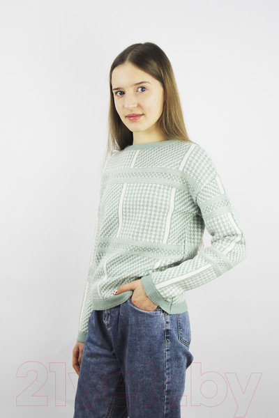 Изображение товара Джемпер детский Polesie 8С0196-Д43 (р.158,164-80, зеленый ил)